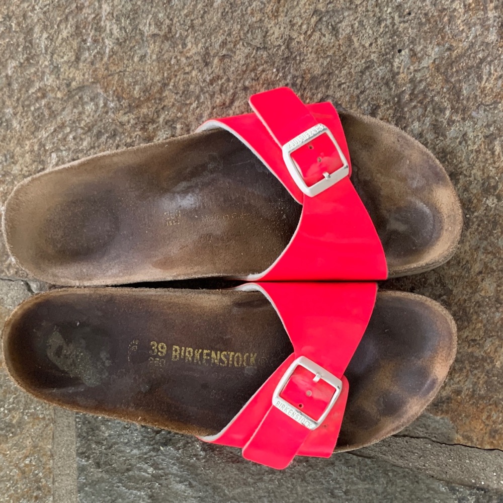 hot pink birkenstock’s
